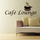 Café Lounge Wandsticker Bild 1
