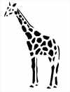 Wandaufkleber Giraffe Bild 2