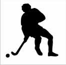 Hockeyspieler Wandaufkleber Bild 2