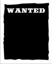 Wanted Tafelfolie