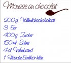Mousse au chocolat Wandgestaltung Bild 2