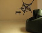Wanddekoration Halloween Spinnennetz