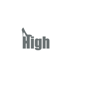 High Heels Wandaufkleber Transparent