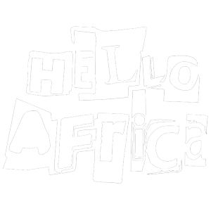Hello Africa - Wanddekoration Transparent