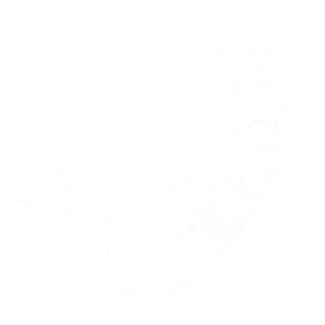Meerjungfrau Wandmotiv Transparent